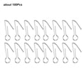 thumbnail image 2 of Fish Hook100PCS/Bag Stainless Steel Fish Stainless Steel Fishing Pin Fishing Tackle Tool Streamlined Design, 2 of 5