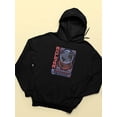 thumbnail image 3 of Eclipse Planet Techno Style Hoodie Women -Image by Shutterstock, Female Small, 3 of 4