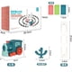 thumbnail image 2 of Juego Creativo Apilamiento Automático Juegos para 60 PCS Domino Train Toys () Azul, 2 of 9
