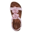 thumbnail image 3 of PATRIZIA Spring Step Nectarine Sandals for Womens - Ladies Sandals with Chic Flower Grabbing t-Straps - Casuals Womens Sandals with Stretch Back Strap, 3 of 8