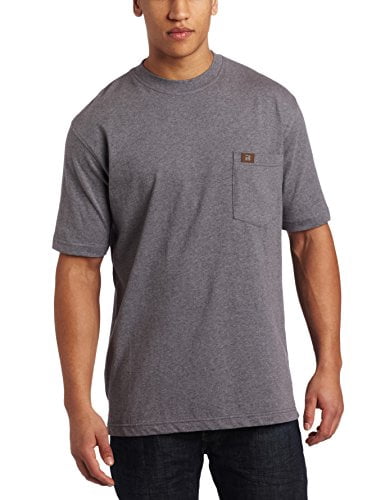Pocket T-Shirt, Charcoal Gray, Large 