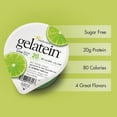thumbnail image 4 of Gelatein Lime: 20 grams of protein. Sugar free. Ideal for clear liquid diets, swallowing difficulties, bariatric, dialysis and oncology. Great pre or post-workout snack. (12 pack), 4 of 5