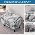 thumbnail image 4 of XUELC Stretch Ottoman Cover - Universal Fit Rectangle Footrest Cover with Non-Slip Elastic Bottom, Furniture Protector for Living Room, 4 of 6