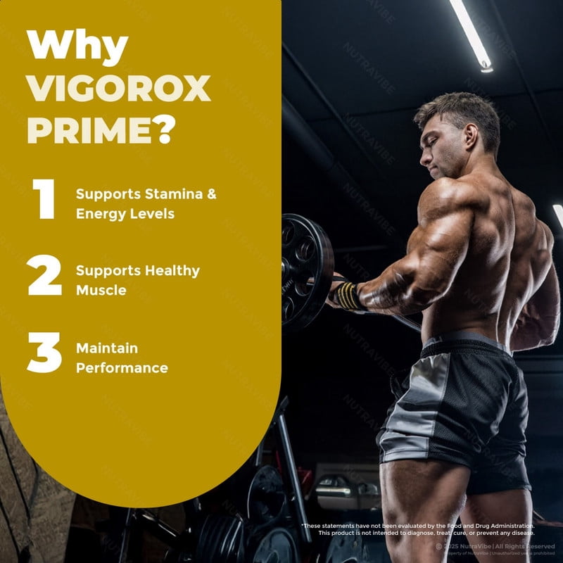 (2 Pack) Vigorox Prime – Original VigoroxPrime Capsules with a Natural Daily Blend for Wellness |Clean, Gentle, Easy-to-Swallow Pills (120 Capsules)