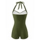 thumbnail image 4 of Traje de baño de una pieza para mujer, conjuntos de bikini para mujer, trajes de baño con cuello en V para mujer, trajes de baño para mujer, 4 of 4