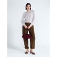 thumbnail image 2 of Free Assembly Women's and Women's Plus Cashmere Cable Knit Sweater with Puff Sleeves, Midweight, Sizes XS-4X, 2 of 5