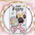thumbnail image 5 of Happy Easter Bunny Kisses Kitchen Dish Towels Set of 2, Cartoon Mouse Drying Hand Towels Rabbit Ears Eggs Baking Cooking Cloth, Basket Butterfly Flowers Home Kitchen Decoration 18 x 26 Inch, 5 of 6