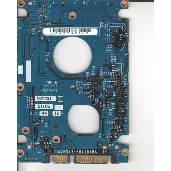 MHW2120BH, PN CA06820-B44700SN, Fujitsu 120GB SATA 2.5 PCB