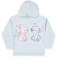 thumbnail image 2 of Sudadera con capucha Disney Lilo & Stitch con cremallera para niñas, color azul claro, talla 4, 2 of 7