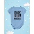 thumbnail image 3 of Straight Outta Mama's Belly Bodysuit Infant -Smartprints Designs,  Newborn, 3 of 4
