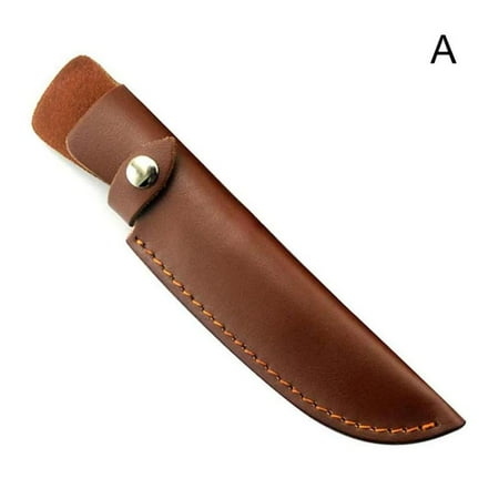 

NAUXIU Small Straight Knife Scabbard Holster Outdoor Hunt Sheath Leather Multi Holster Knife R8Y9 Sheath Cowhide Carry Scabbard S6N2