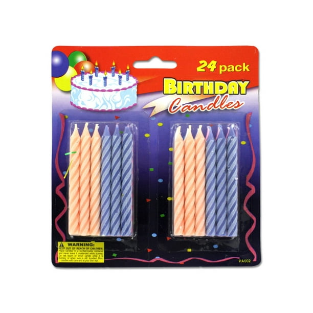 Birthday Candle Set, 24 Count