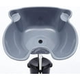 thumbnail image 5 of FETCOI Plastic Rolling Stand Shampoo Basin with 10L Water Bucket, Hair Salon Portable Treatment Bowl Mobile Shampoo Sink Backwash Hair Basin (Grey), 5 of 9