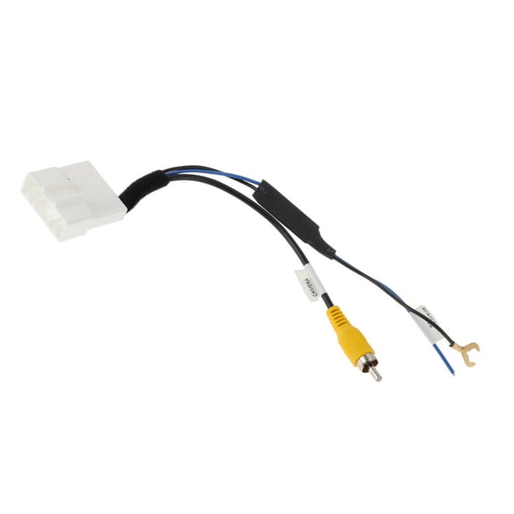 Unique Bargains Rear View Camera Adapter Wire Harness Cable for Toyota 1 Pcs RCA 4 Pin