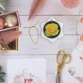 thumbnail image 6 of 3drose, Yellow Rose Close up Photograph Ofyellow Rose of Texas Isolated on Black Background, 3 inch Snowflake Porcelain Ornament, 6 of 7
