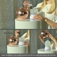 thumbnail image 6 of Disco Ball Diffuser - Essential Oil Aromatherapy Rotating Disco Diffuser, Rose Gold 300mL, 6 of 6