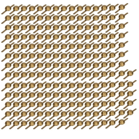 

200Pcs Upholstery Tacks 6mm Bronze Metal Plating Sturdy Glossy Easy Installation Decorative Nails for Clothes Bags Shoes