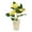 Yellow, variant on 1 Set Mini Phalaenopsis Orchid Plant with Vase - Real Touch Artificial Orchid Flowers for Table Centerpieces, Vivid White Orchid Indoor Room Decor