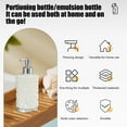 thumbnail image 4 of JingChun Hand Soap Dispenser Modern Dish Soap Dispenser Countertop 420 ML Hand Lotion Pump Bottle Plastic Lotion Container Liquid Hand Soap Jar Shower Dispenser Décor, 4 of 6