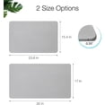 thumbnail image 2 of Large Diatomite Stone Bath Mat, Premium Non-Slip Natural Diatomaceous Earth Bathtub Quick Drying Mats for Bathroom Floor (30" x 17" Light Gray), 2 of 9