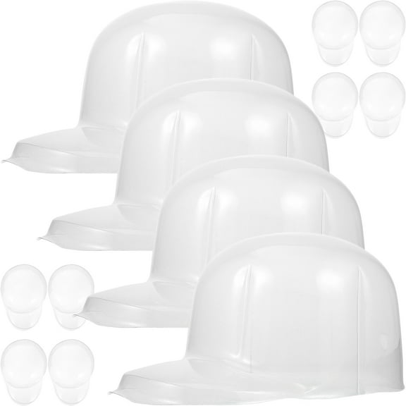 FONDOTIN Hat Shaper Baseball Caps Transparent 12Pcs 9.4X6.3X4.7In