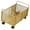 Gold, variant on simhoa Rolling Book File Cart Durability Portable Under Desk for Home Office Crafts Large