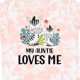 thumbnail image 4 of Inktastic Zebra My Auntie Loves Me Boys or Girls Toddler T-Shirt, 4 of 5