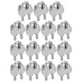 thumbnail image 4 of Sonew M2 Wire Rope Cable Clip Clamp,15pcs 1/16 Inch M2 Stainless Steel Wire Rope Cable Clip Clamp U Bolt Saddle Fastener,Wire Rope Cable Clip Clamp, 4 of 8