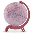thumbnail image 1 of Waypoint Geographic Giacomino Enfants Animaux Roses Globe 6 Pouces (Rose), 1 of 5
