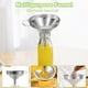 thumbnail image 3 of Embudo de Cocina de Acero Inoxidable Metálico con Colador 4.3 Pulgadas, 3 of 7
