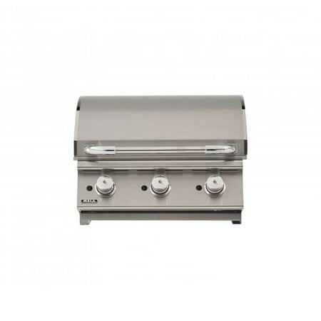 24 Inch Natural Gas Burner - Bull 24 Inch 3 Burner Stainless Steel Outdoor BBQ Grill Griddle, Natural Gas