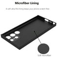 thumbnail image 7 of For Samsung Galaxy S23 Phone Case, Ebizware Shockproof Liquid Silicone Case Full-Body Protective Rugged Rubber Slim Cover with Microfiber Lining for Galaxy S23 (Black), 7 of 7