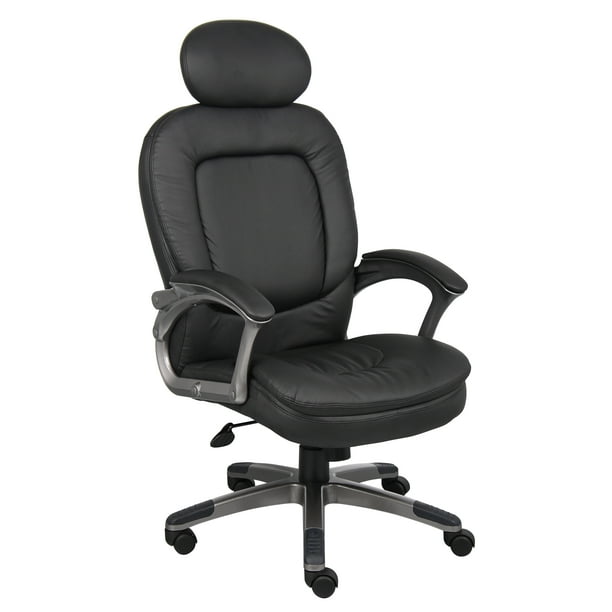 Boss Office & Home Black Executive Pillow Top Chair with ...