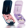 thumbnail image 1 of Pill Cutter Pill Splitter for Cutting Small Pills or Large Pills in Half Cuts Pills Vitamins Tablets(Black 2Pcs), 1 of 6