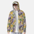 thumbnail image 3 of Picia Lavender Flowers Women's Men's UPF 50+ Sun Protection Hoodie Shirt Long Sleeve SPF Fishing Outdoor UV Hiking Lightweight Shirts-XX-Large, 3 of 9