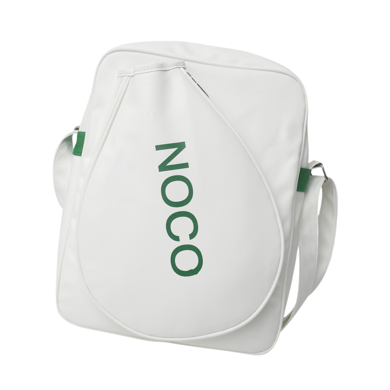 Dualoai Tennis bag, tennis backpack with shoulder strap, professional racket bag, racket White