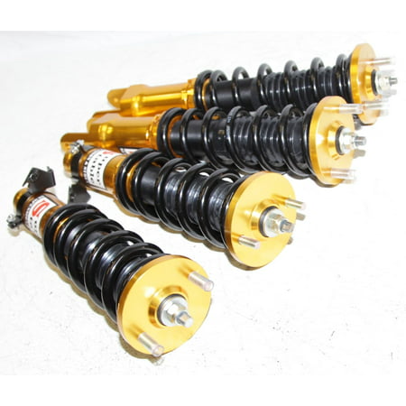 Full Coilover Suspension Kits NON-Adj Damper fits 1992-2000 Honda (Best Coilovers For 8th Gen Civic)