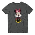 thumbnail image 2 of Disney Minnie Mouse Classic Red Polka Dot Men's T Shirt (Charcoal, S-XXXL), 2 of 4