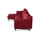 thumbnail image 5 of Sala Modular Reversible Makora Duomo Con Memory Foam, Color Rojo, Lino Respaldo Reclinable De 3 posiciones., 5 of 8
