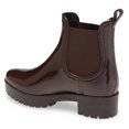 thumbnail image 2 of Jeffrey Campbell Women's Cloudy Rain Booties Pull On Brown Waterproof Boots (Brown Shiny, 7), 2 of 5