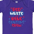 thumbnail image 4 of Inktastic Cousins Crew Red White and Blue 4th of July Boys or Girls Baby Bodysuit, 4 of 5