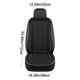 thumbnail image 3 of Asiento de coche con respaldo ventilado, cojín fresco cómodo para el verano, adecuado para todas las estaciones, negro, 3 of 8