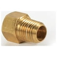 thumbnail image 2 of Camco Camper/RV Propane Fitting | 1/4" Male NPT x 1/4" Female Inverted Flare | Brass (59953), 2 of 2