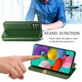 thumbnail image 3 of Dteck Case For Samsung Galaxy A51 4G (6.5 inches),Luxury Leather Wallet Card Holder Flip Cover Protective Shockproof Kickstand Phone Case ,Green, 3 of 7