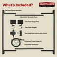 thumbnail image 3 of Adjust-A-Gate Steel Frame Gate Building Kit, 36"-60" Opening Up To 4' High, 3 of 9