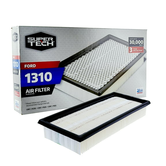 Super Tech 1310 Engine Air Filter, Replacement Filter for Ford Fits select: 2005-2007 FORD FIVE HUNDRED, 2005-2007 FORD FREESTYLE