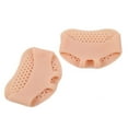 thumbnail image 2 of 6-Pair Breathable Silicone Metatarsal Pads | Ball of Foot Pain Relief Cushions for Capsulitis, Neuromas & Forefoot Support (8x6cm), 2 of 7