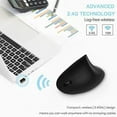 thumbnail image 4 of Souris pour Gaucher, Lekvey Souris Verticale Ergonomique Sans Fil 2,4G à Main..., 4 of 9