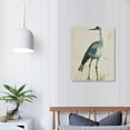 thumbnail image 4 of PIKWEEK  Canvas Nature Wall Art Modern Decorations Paintings Deep Blue Heron Glam Abstract Romantic Bird Watercolor Wall Hanging Artwork for Bedroom Office Kitchen, 4 of 5