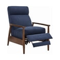thumbnail image 2 of Upholstered Push-Back Recliner Navy Blue, 2 of 3